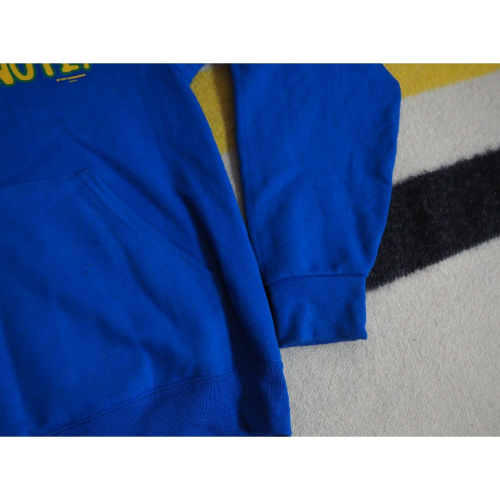 Jerzees VTG JERZEES Hoodie Mens Womens Crew Neck Blue 420 Joke Funny Text Graphic Print Pullover Sweatshirt S EUC Size US S / EU 44-46 / 1 - 4 Thumbnail