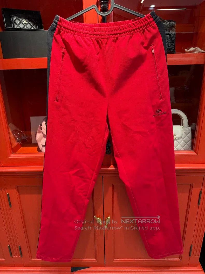 Balenciaga Balenciaga Red Casual Trousers Size 33" - 1 Thumbnail