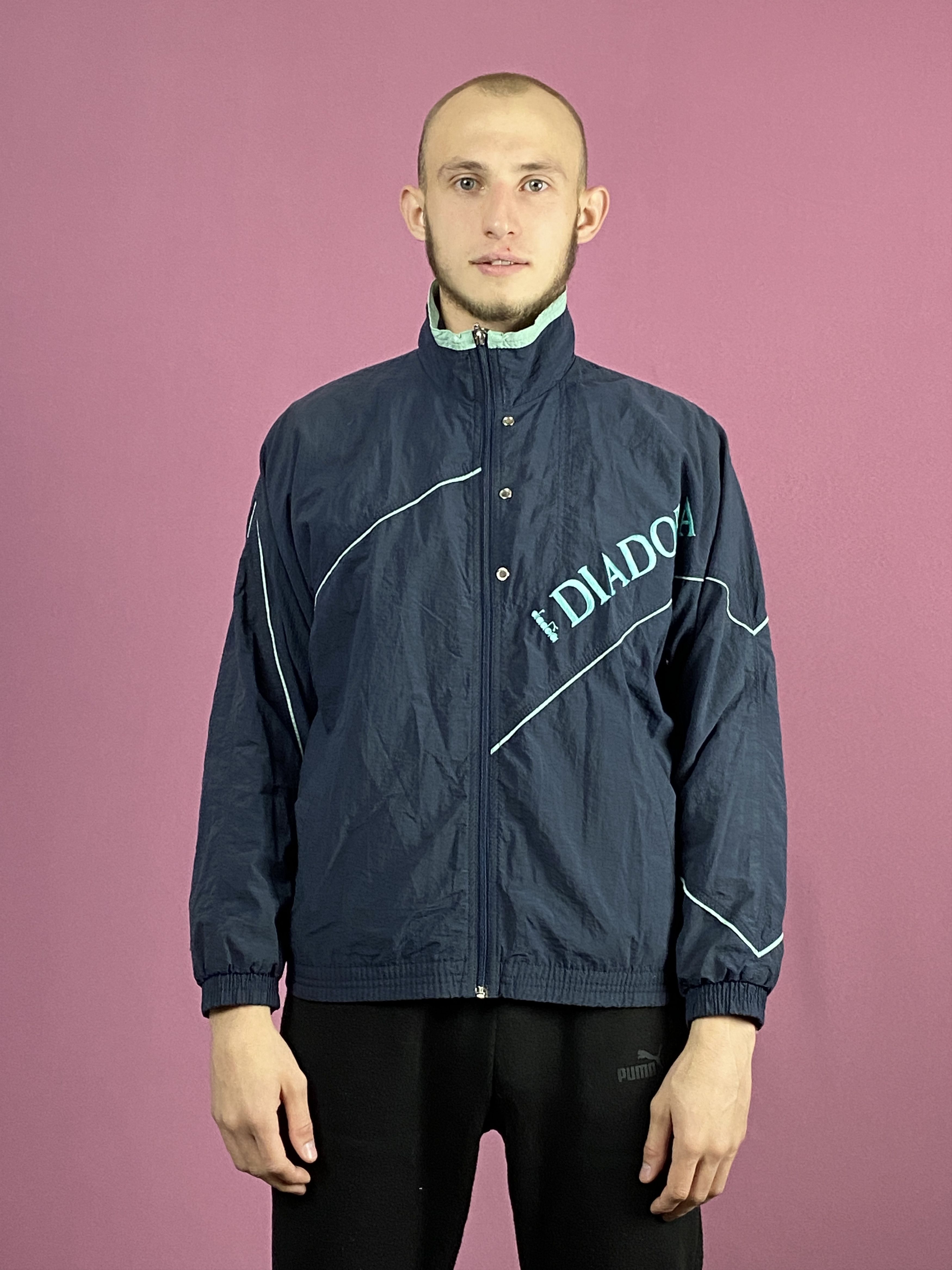 Diadora × Vintage Diadora Vintage Men's Windbreaker Jacket - M Size US M / EU 48-50 / 2 - 1 Thumbnail