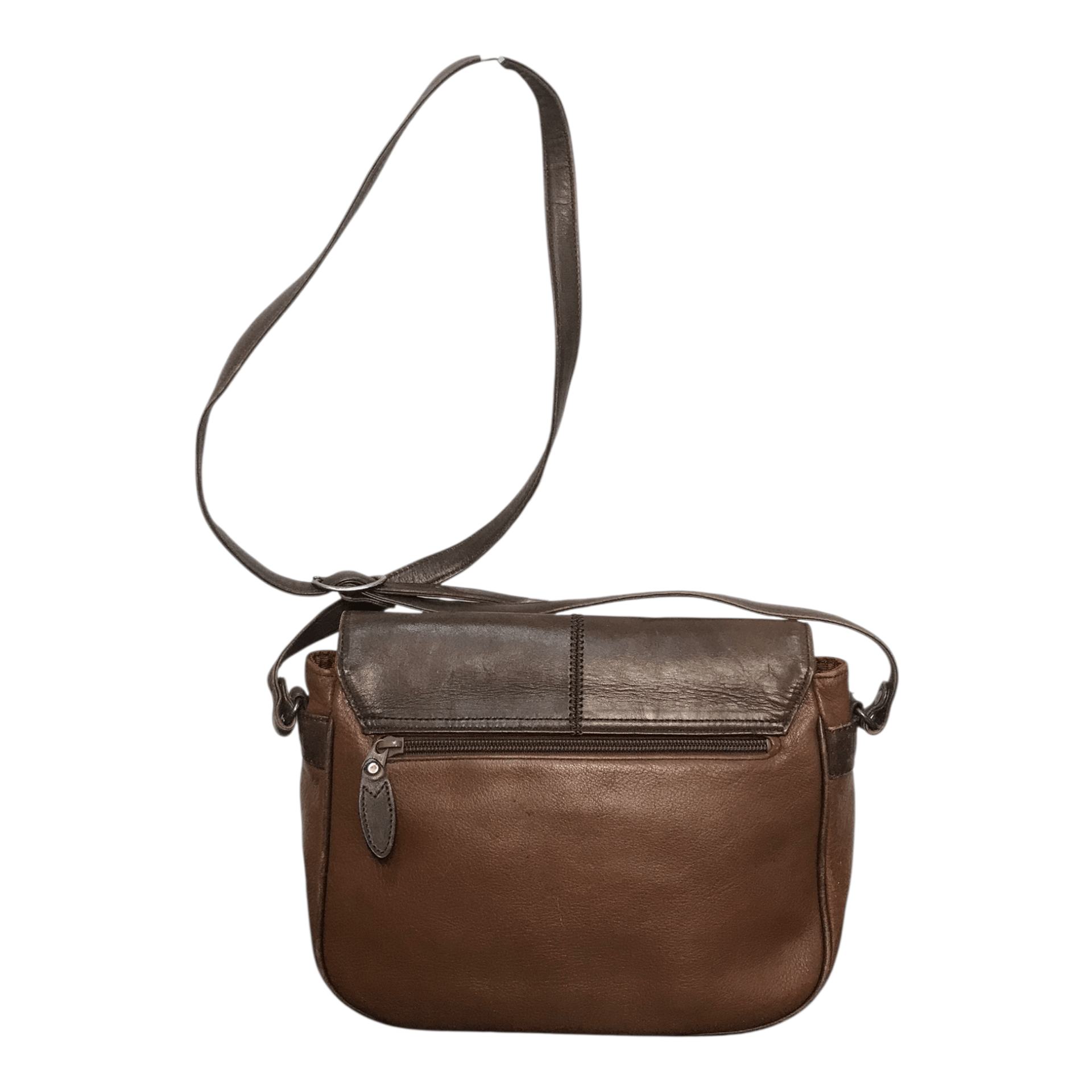 Kansai Yamamoto Kansai Leather Brown Sling Bag Size ONE SIZE - 6 Thumbnail