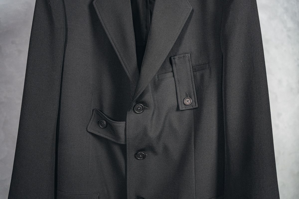 Y's for Men × Yohji Yamamoto Yohji Yamamoto Y's For Men - W/GABARDINE HOODED JACKET Size US L / EU 52-54 / 3 - 12 Thumbnail