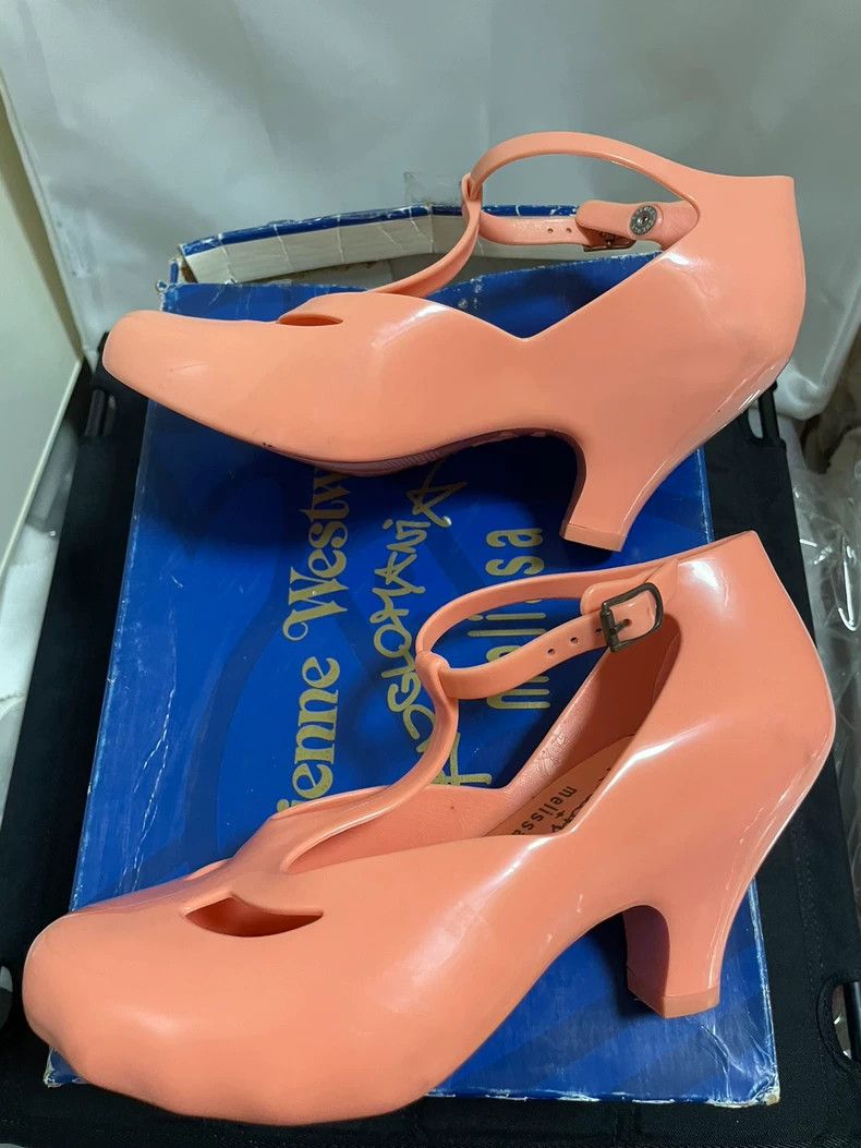 Vivienne Westwood Vivienne Westwood Salmon Pink Mary Jane Heels Size US 5 / IT 35 - 3 Thumbnail