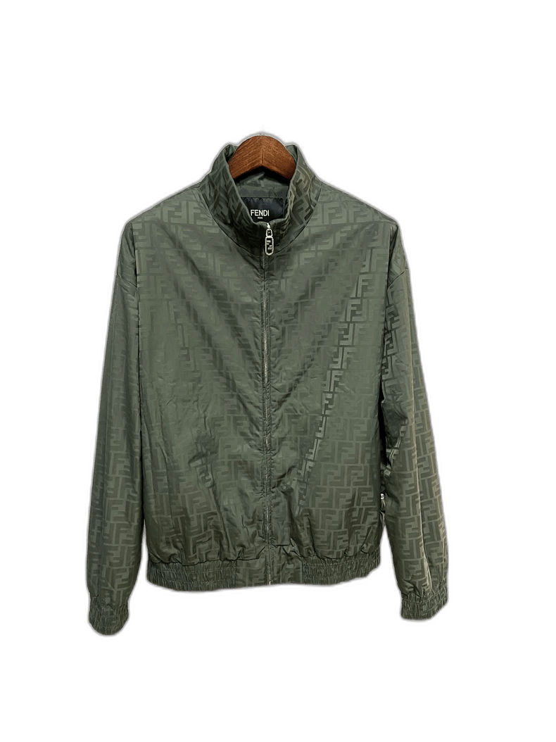 Fendi Fendi Dark Green Monogram Jacket Size US L / EU 52-54 / 3 - 1 Thumbnail