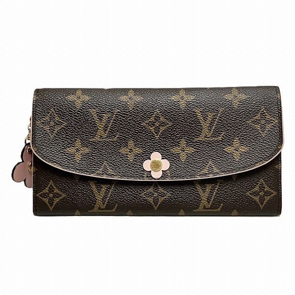 Louis Vuitton Louis Vuitton Louis Vuitton Monogram Portefeuille Emilie Flower Long Wallet M64202 Canvas Long Wallet M64202 in Great Condition Size ONE SIZE - 1 Thumbnail