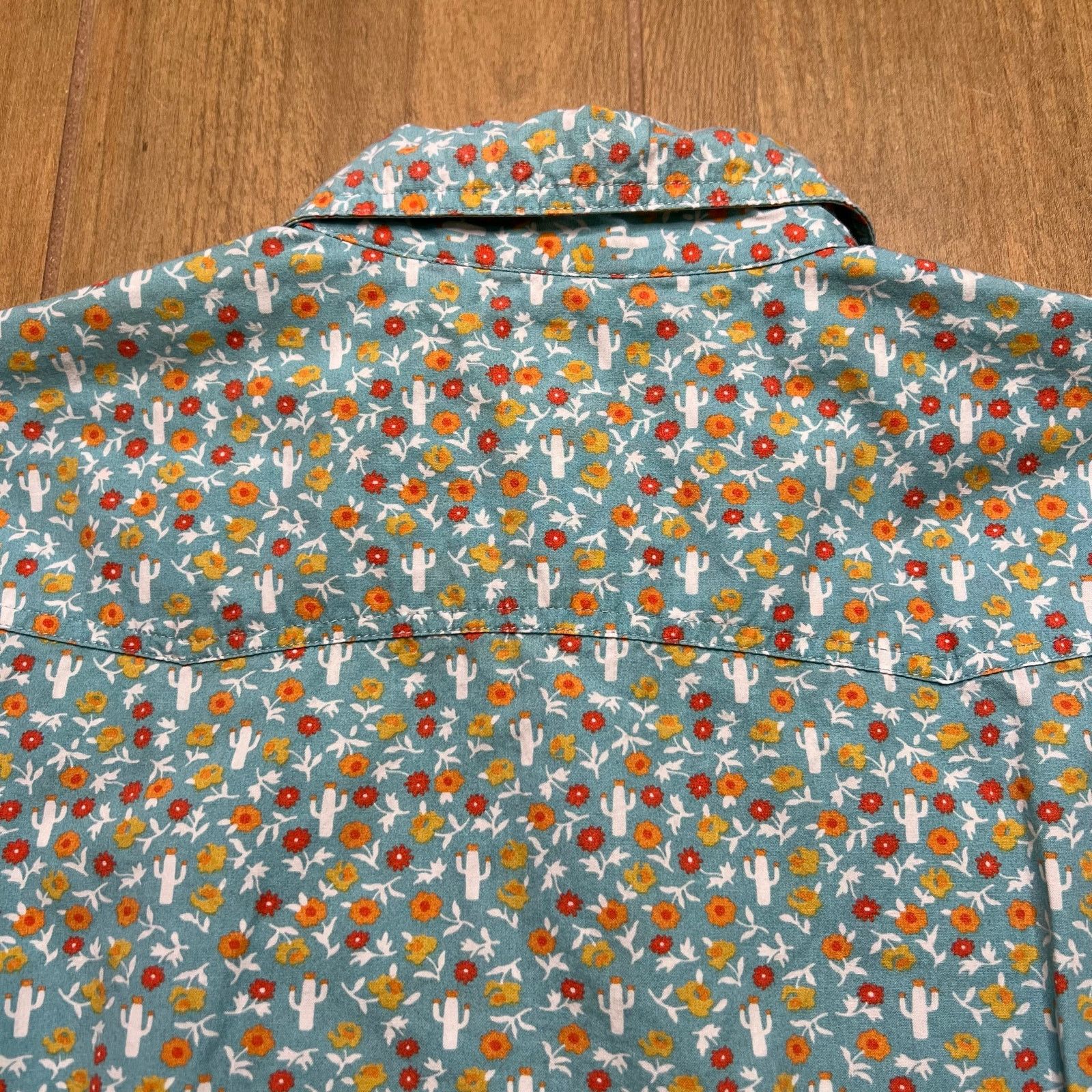 Panhandle Slim Panhandle Slim Western Shirt Women Large Floral Cactus boho Size L / US 10 / IT 46 - 10 Thumbnail
