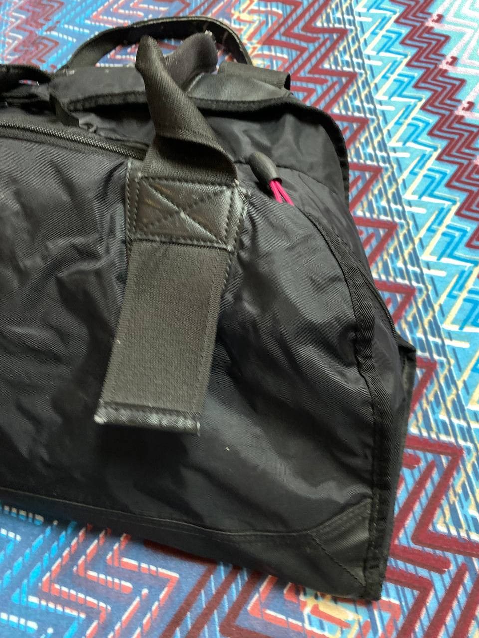 Nike bag with handles black Nike big logo Vintage streetwear Size ONE SIZE - 5 Thumbnail