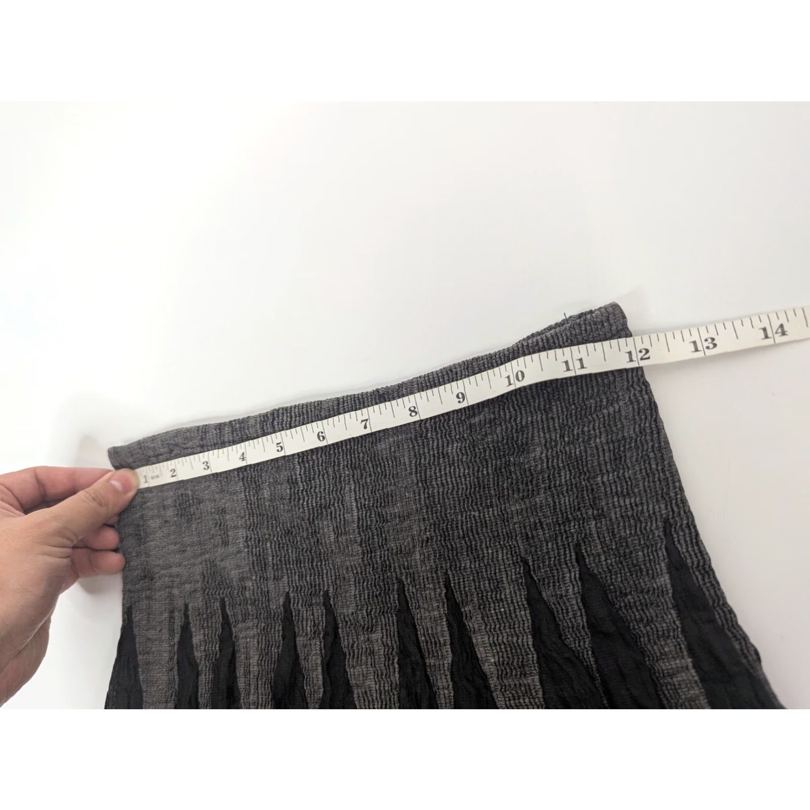 Vintage Anthropology Lapis Convertible Maxi Skirt Tube Dress One Size Black Gray Boho Size 42" / US 20 - 5 Thumbnail