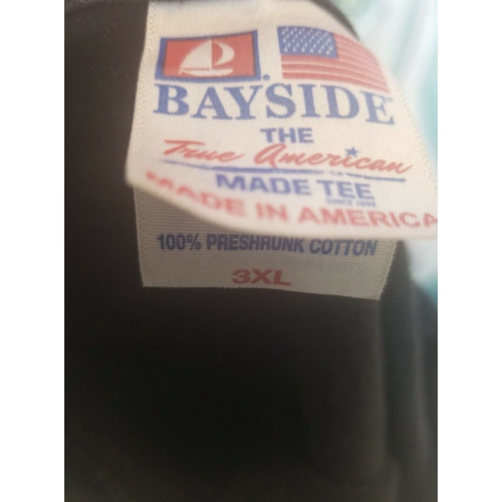 Vintage Vintage Bayside Men's 3XL T-Shirt Black 2nd Amendment Gun Permit USA Crew Neck Short Sleeve Size US XXL / EU 58 / 5 - 6 Thumbnail