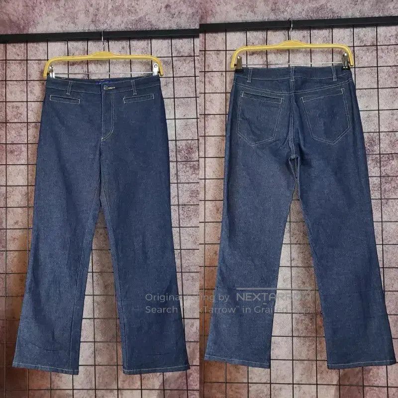 Other Burberry Blue Cotton Blend Casual Pants. Size 23" - 2 Thumbnail