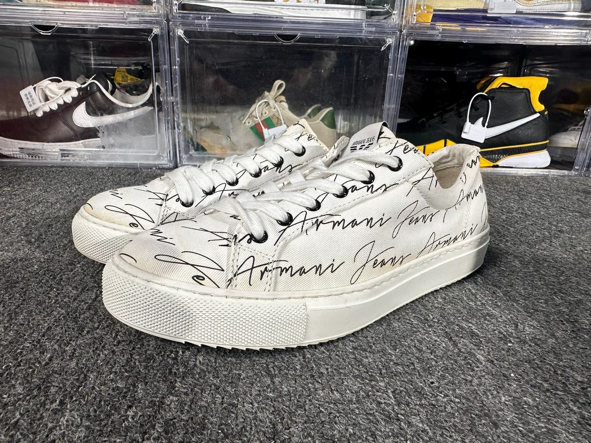 Emporio Armani × Mizuno emporio armani x mizuno sneakers | Grailed