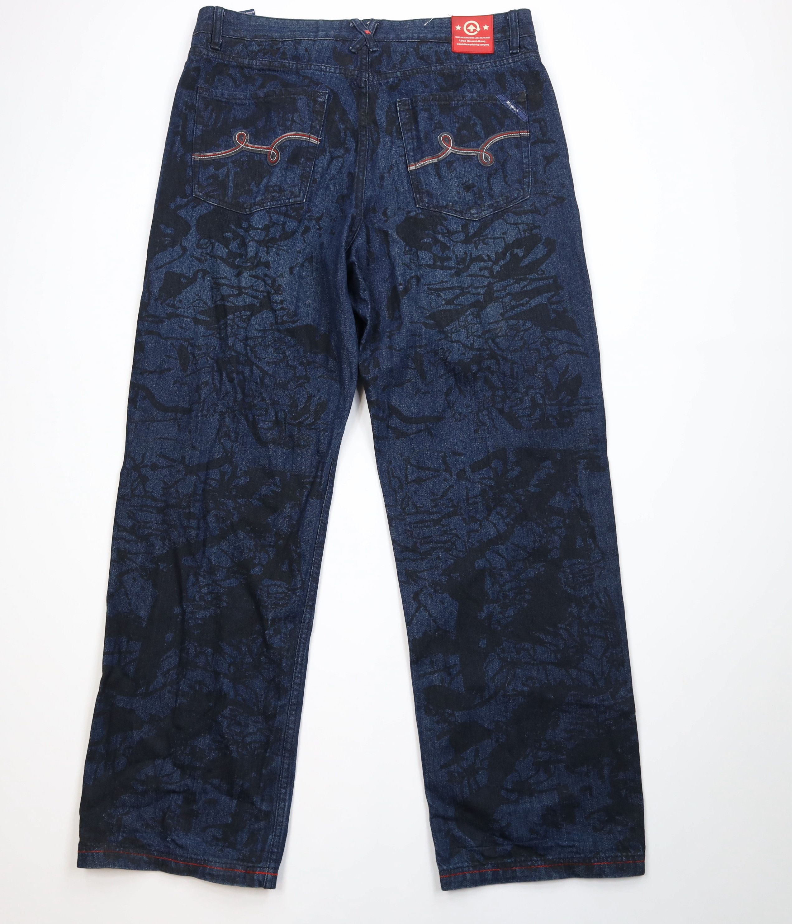 Vintage Vintage LRG Lifted Research Group Baggy Wide Leg Denim Jeans Size US 40 / EU 56 - 9 Thumbnail