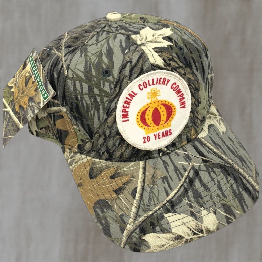 Imperial VINTAGE Daystone Trucker Hat Cap Snap Back 90s Imperial Colliery Patch Hunting NEW Brown Camo One Size Mens Hat Size ONE SIZE - 1 Thumbnail