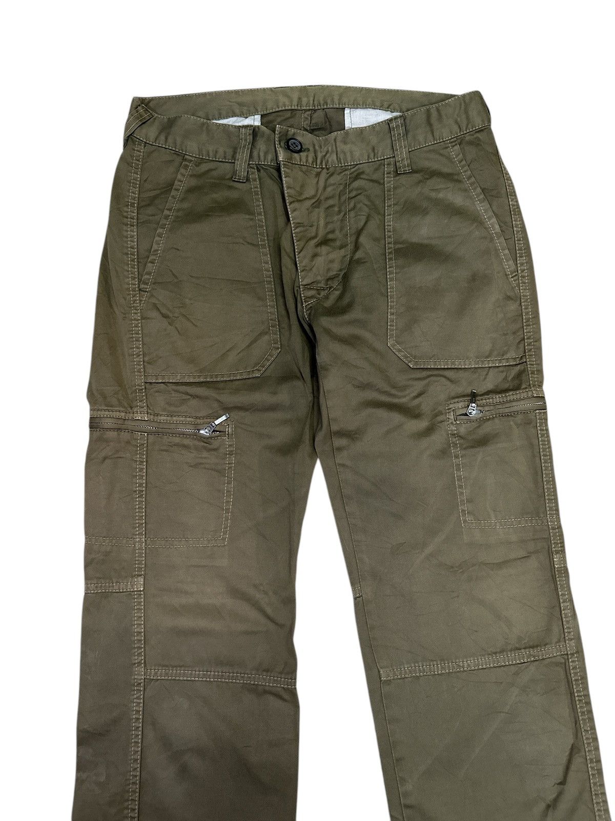 Kapital Abahouse Multipocket Trouser Green Army 💥 Size US 30 / EU 46 - 4 Thumbnail