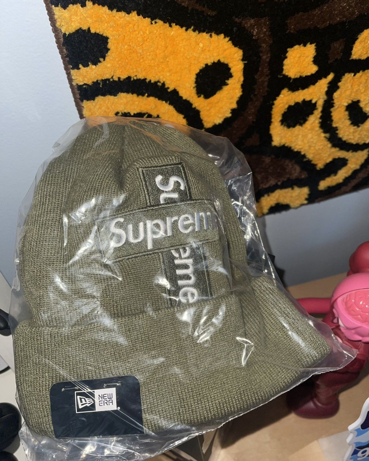 Supreme (See Description) Supreme New Era Cross Box Logo Beanie Size ONE SIZE - 1 Thumbnail