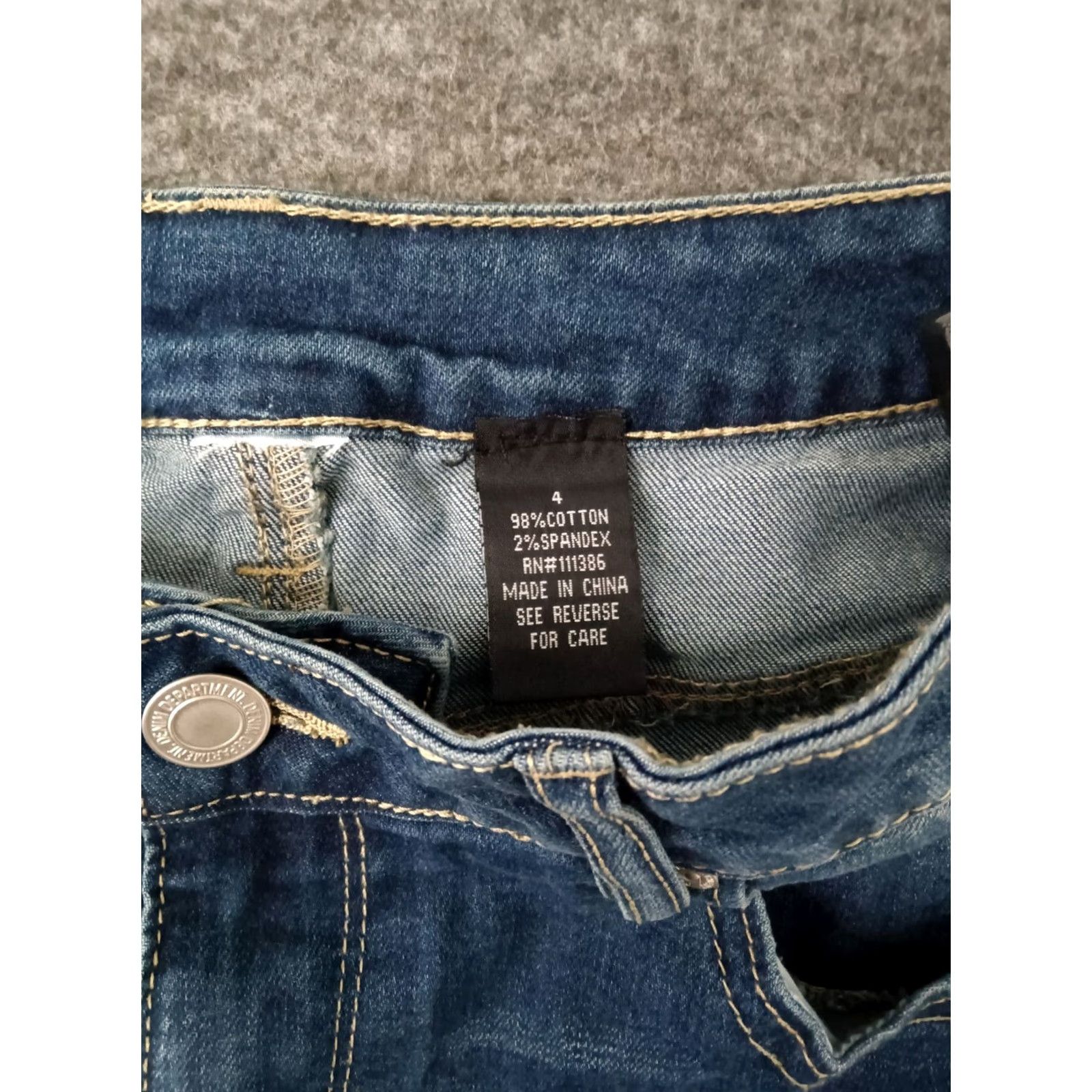 Vintage Unbranded Cuffed Jeans Shorts Blue 4 Women Shirt Adult Regular XS-XXL (omit) Size 27" / US 4 / IT 40 - 5 Thumbnail
