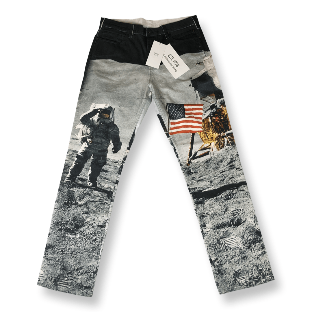 🔥 Raf Simons Era Moon Landings Straight Jeans