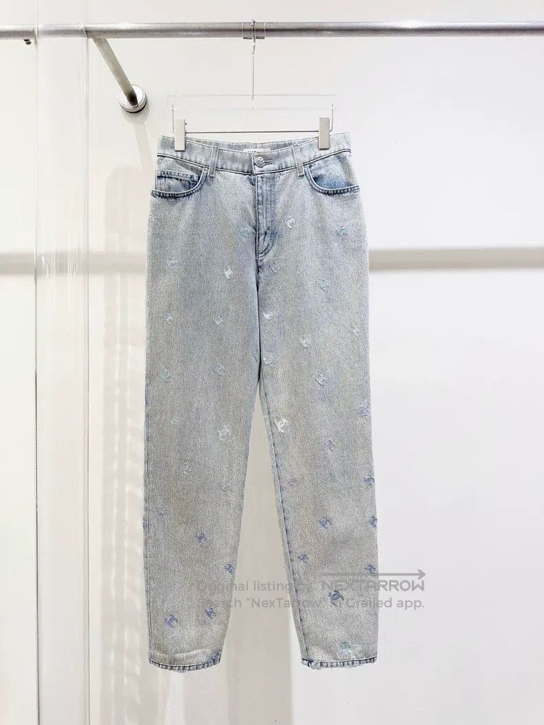 Chanel Chanel 21K sequin logo jeans Size 26" / US 2 / IT 38 - 1 Thumbnail