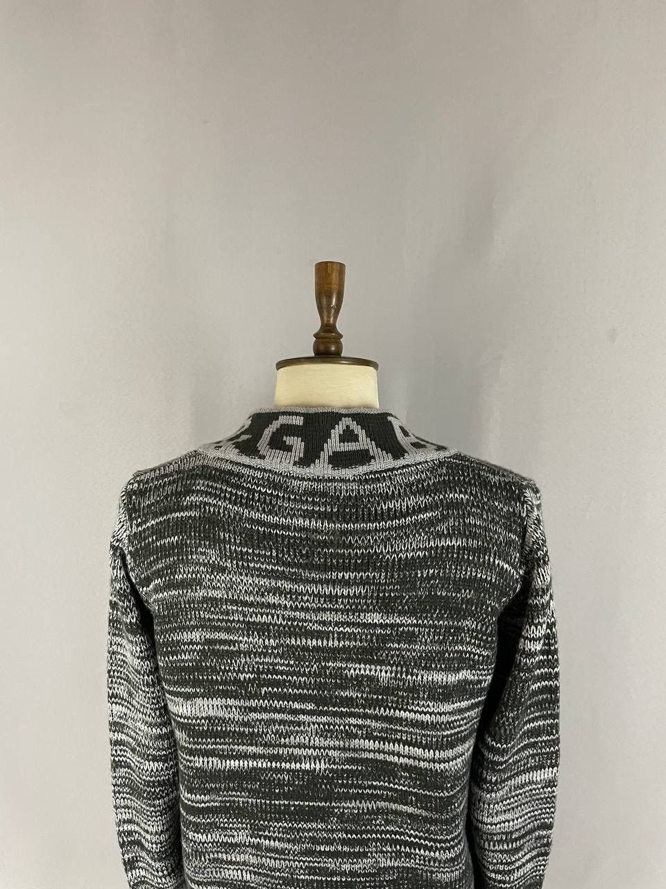 Dolce & Gabbana Dolce&Gabbana Sweater Grey Big Logo Cardigan Size US M / EU 48-50 / 2 - 8 Thumbnail