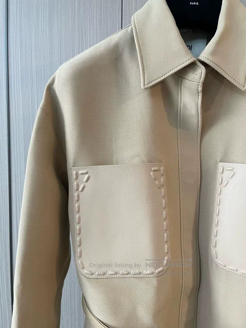 Fendi Fendi The lady's beige coat Size XS / US 0-2 / IT 36-38 - 5 Thumbnail