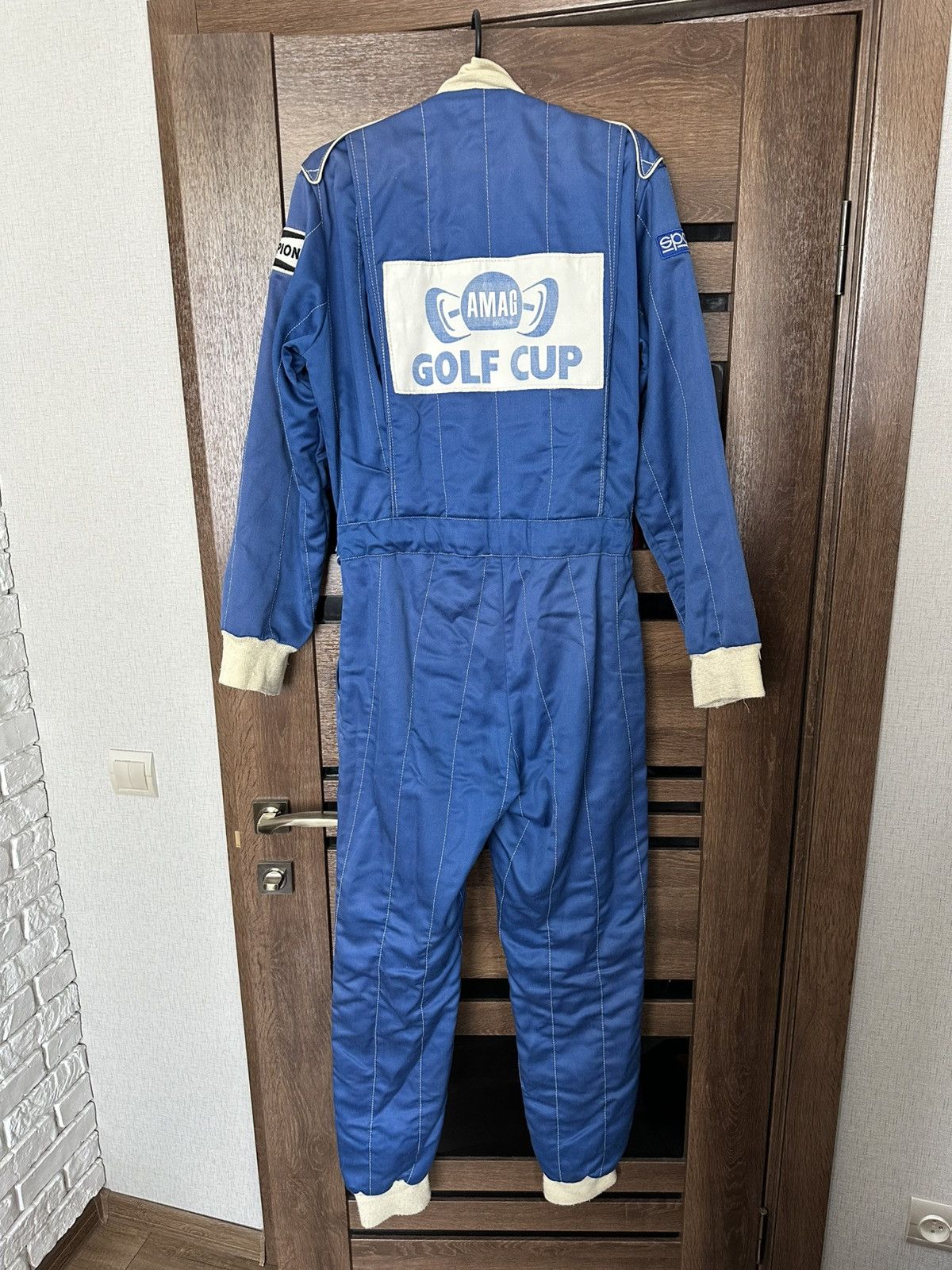 Vintage Volkswagen Vintage Racing Overall Jacket Pants 80s Size US 34 / EU 50 - 2 Thumbnail