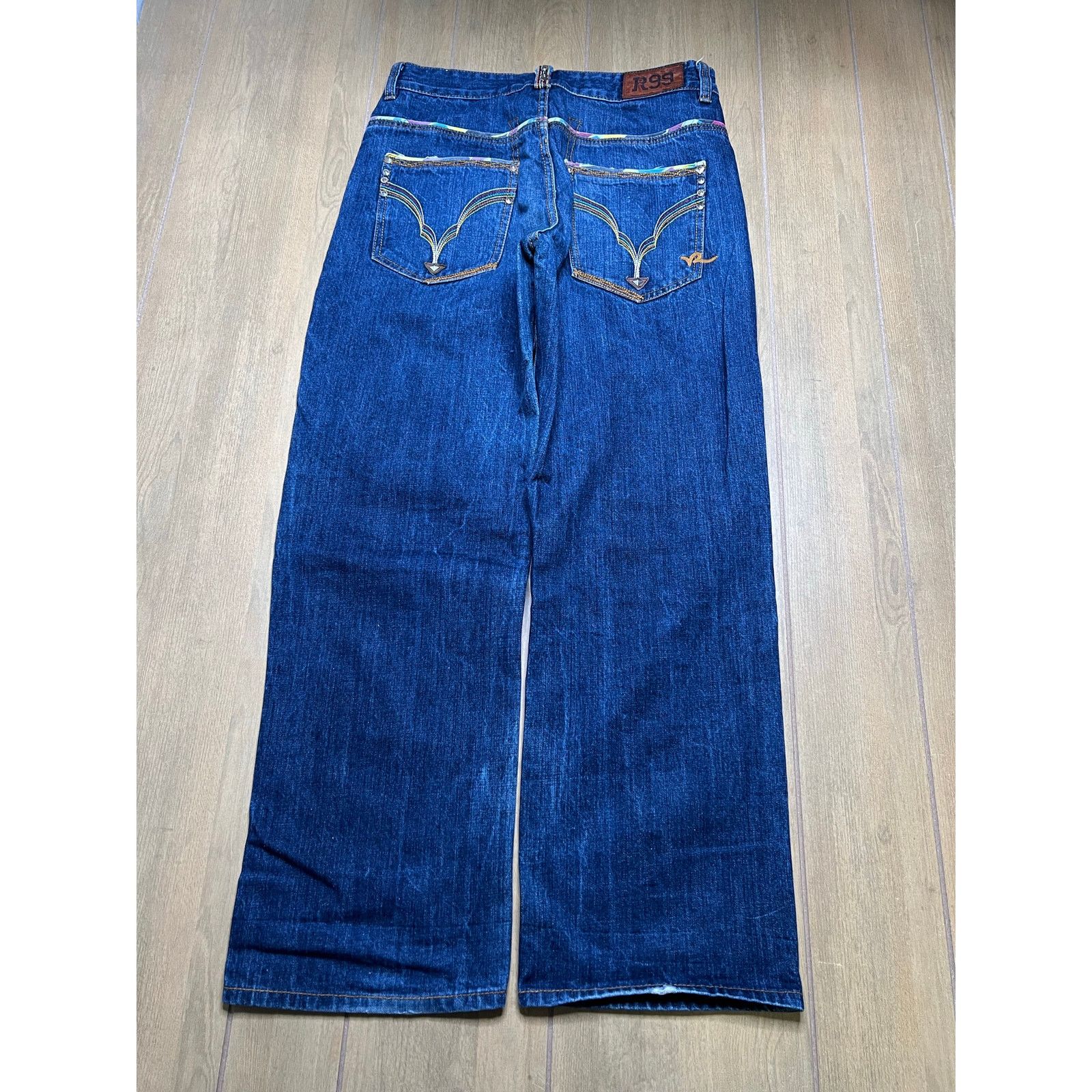 Rocawear Vintage Rocawear baggy jeans Men Sz 33x31 embroidered R99 Size US 33 - 8 Thumbnail
