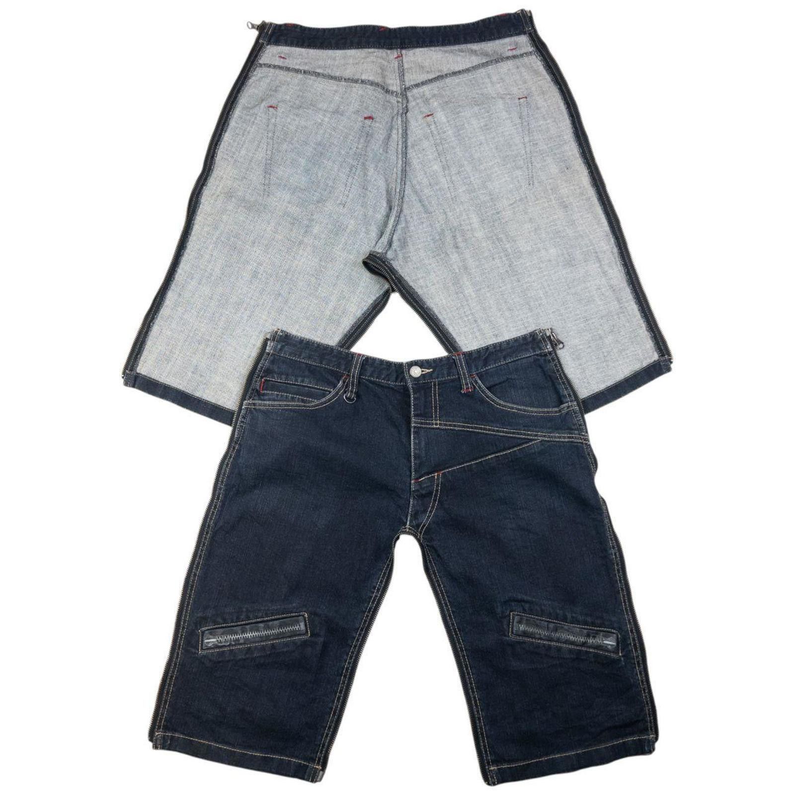 Other Vintage PPFM Full Zip Denim Shorts Size W32 Size US 32 / EU 48 - 8 Thumbnail
