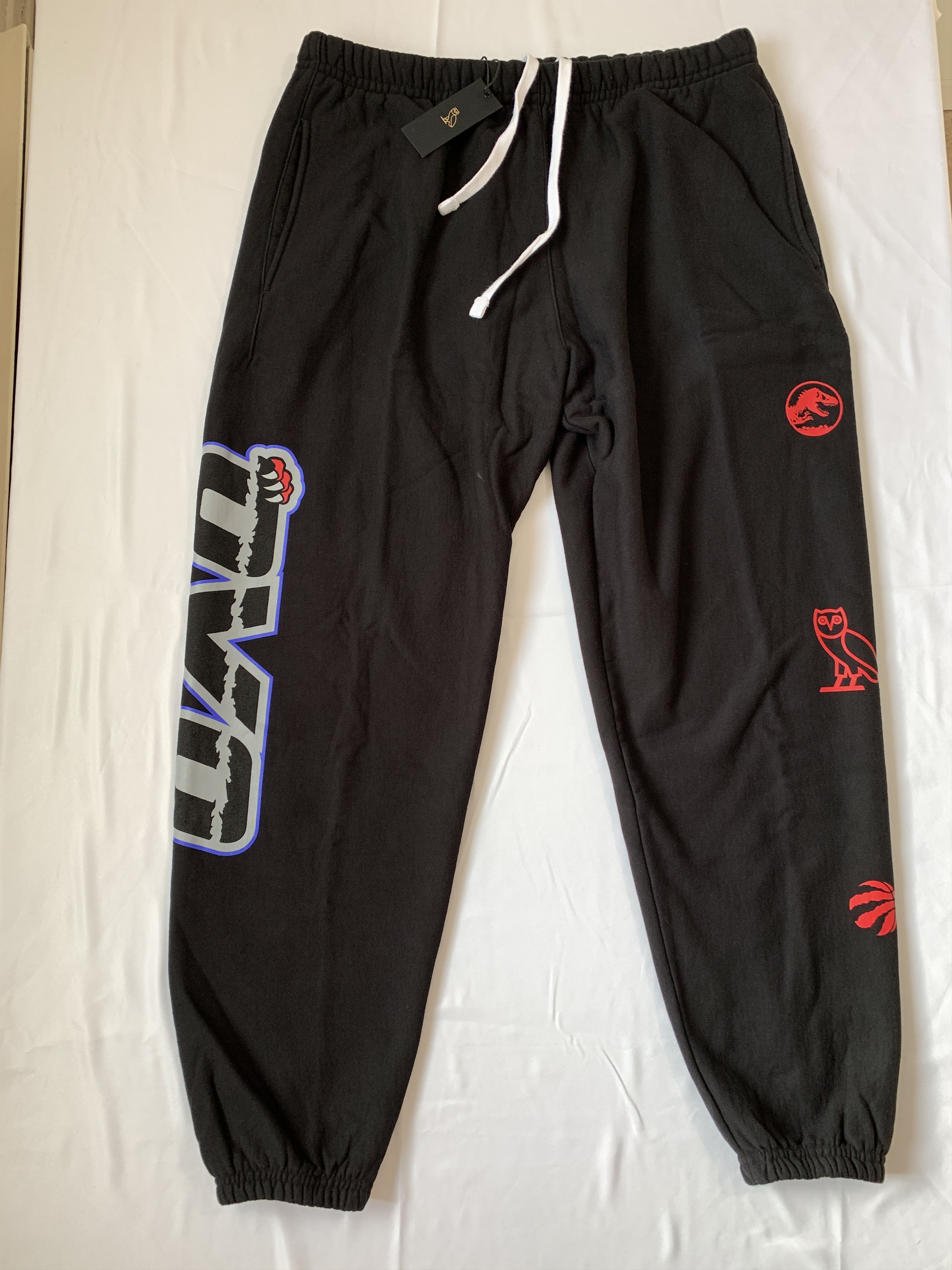 Drake 🦖🦉OVO X NBA X JURASSIC PARK SWEAT PANTS - XXL Size US 42 / EU 58 - 2 Thumbnail