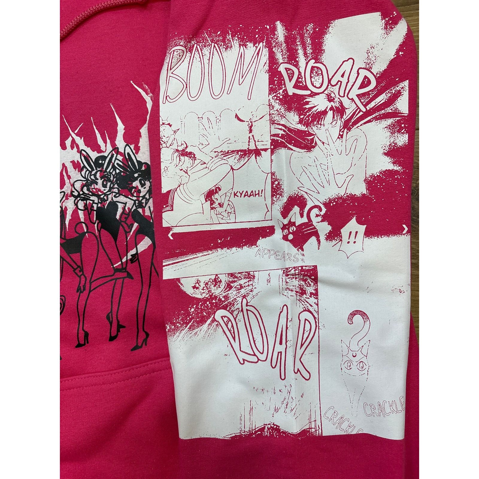 Ghost Supply New Ghost Supply Sailor Moon Manga Deadstock Pink hoodie M Size US M / EU 48-50 / 2 - 5 Thumbnail