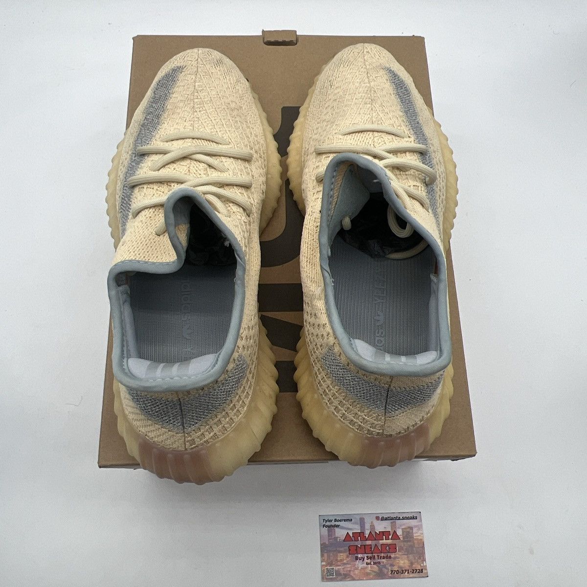 Adidas Yeezy boost 350 linen Size US 9.5 / EU 42-43 - 7 Thumbnail