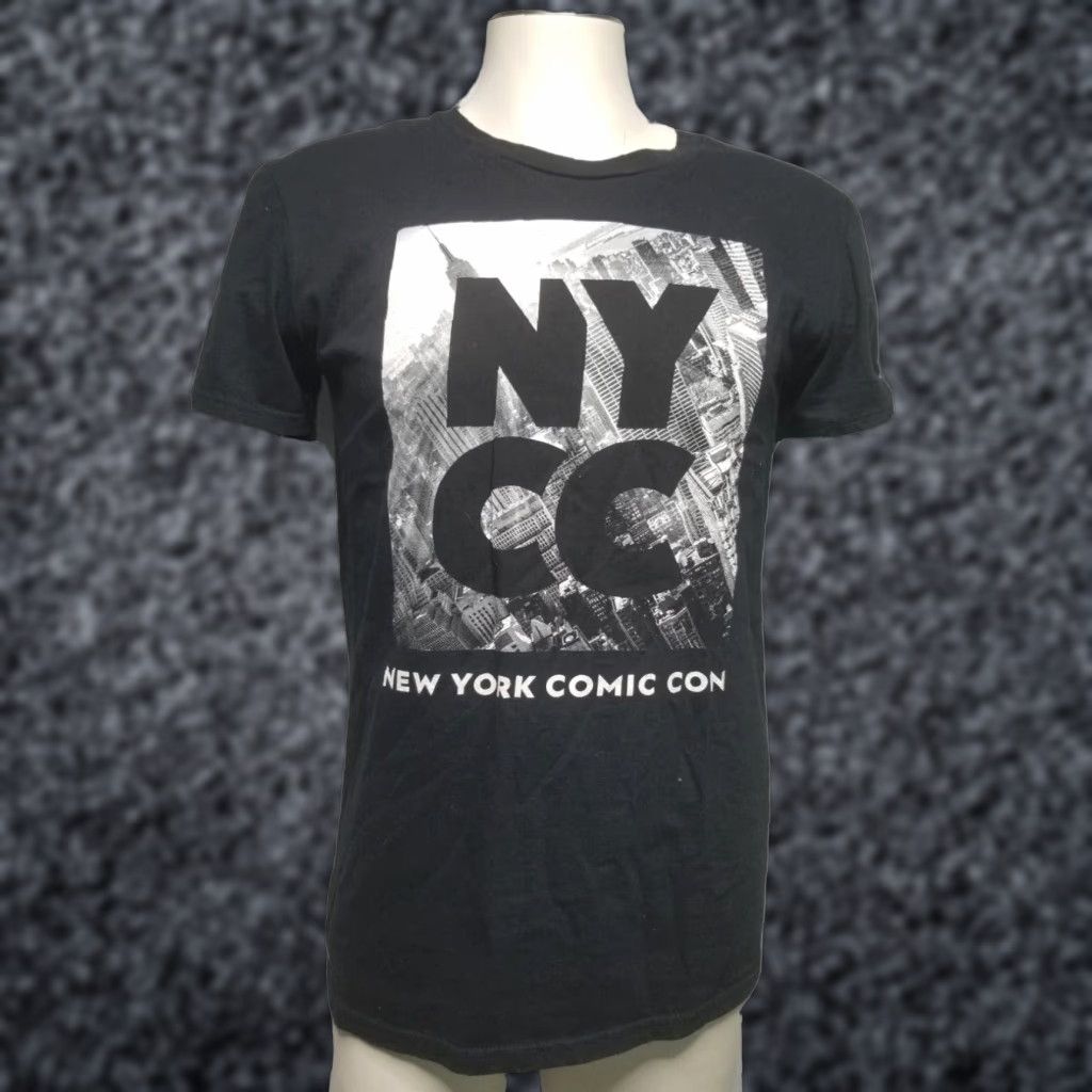 Vintage New York Comic Con 2018 Official Black T Shirt Mens M Short Sleeve Graphic Tee Size US M / EU 48-50 / 2 - 1 Thumbnail