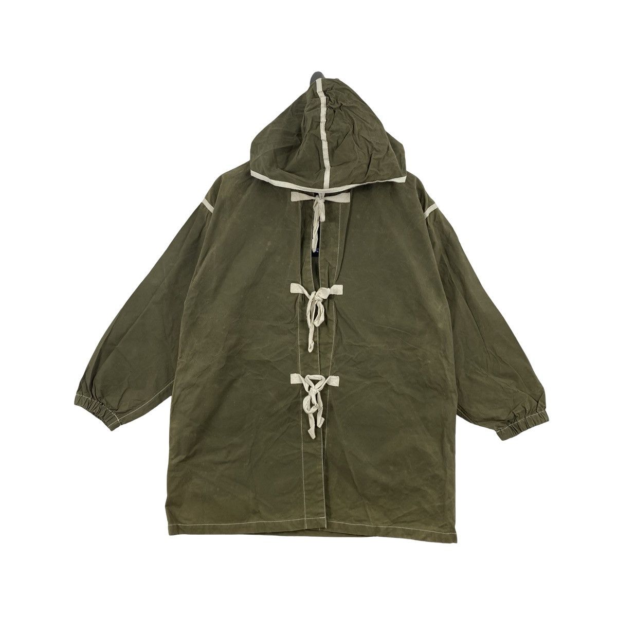 Vintage Vintage MENSWEAR OUTDOOR CLUB HALLY Stevensons Waxed Hooded Size US L / EU 52-54 / 3 - 1 Thumbnail