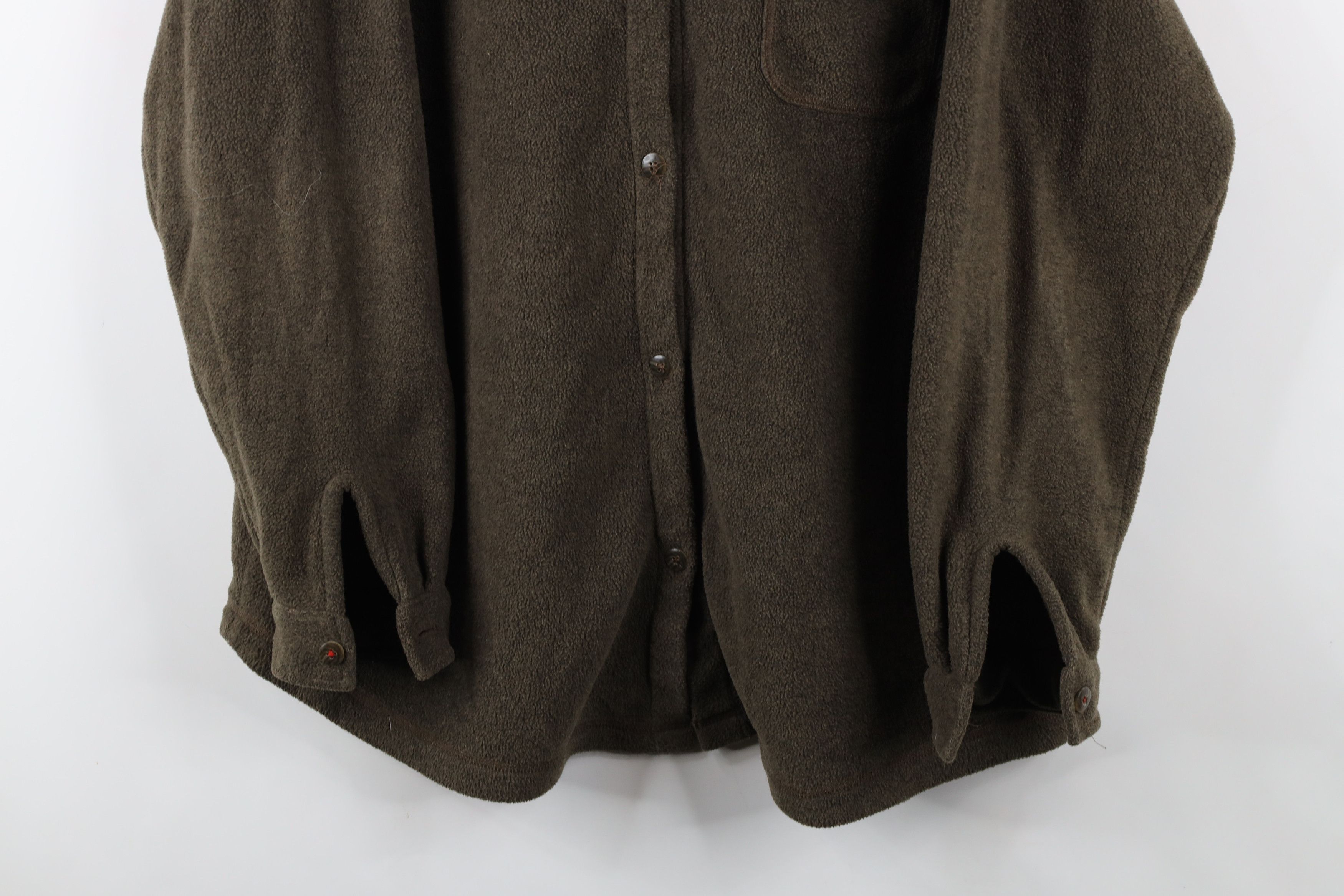 Eddie Bauer × Vintage Vintage 90s Eddie Bauer Fleece Button Shirt Jacket Jac Shirt Size XL / US 12-14 / IT 48-50 - 3 Thumbnail