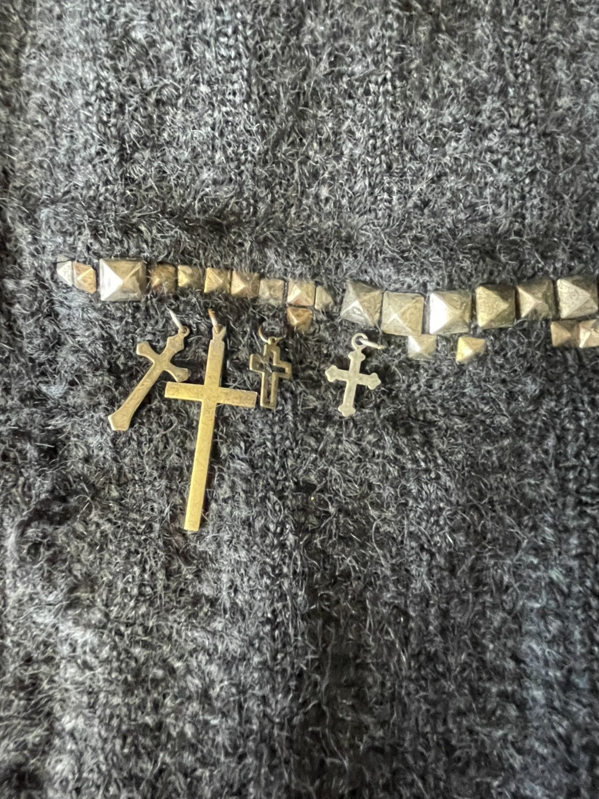 If Six Was Nine If Six Was Nine Vintage Skull Mohair Cardigan Size US M / EU 48-50 / 2 - 6 Thumbnail