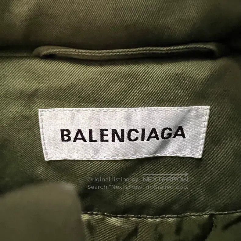 Balenciaga Army green design sense jacket