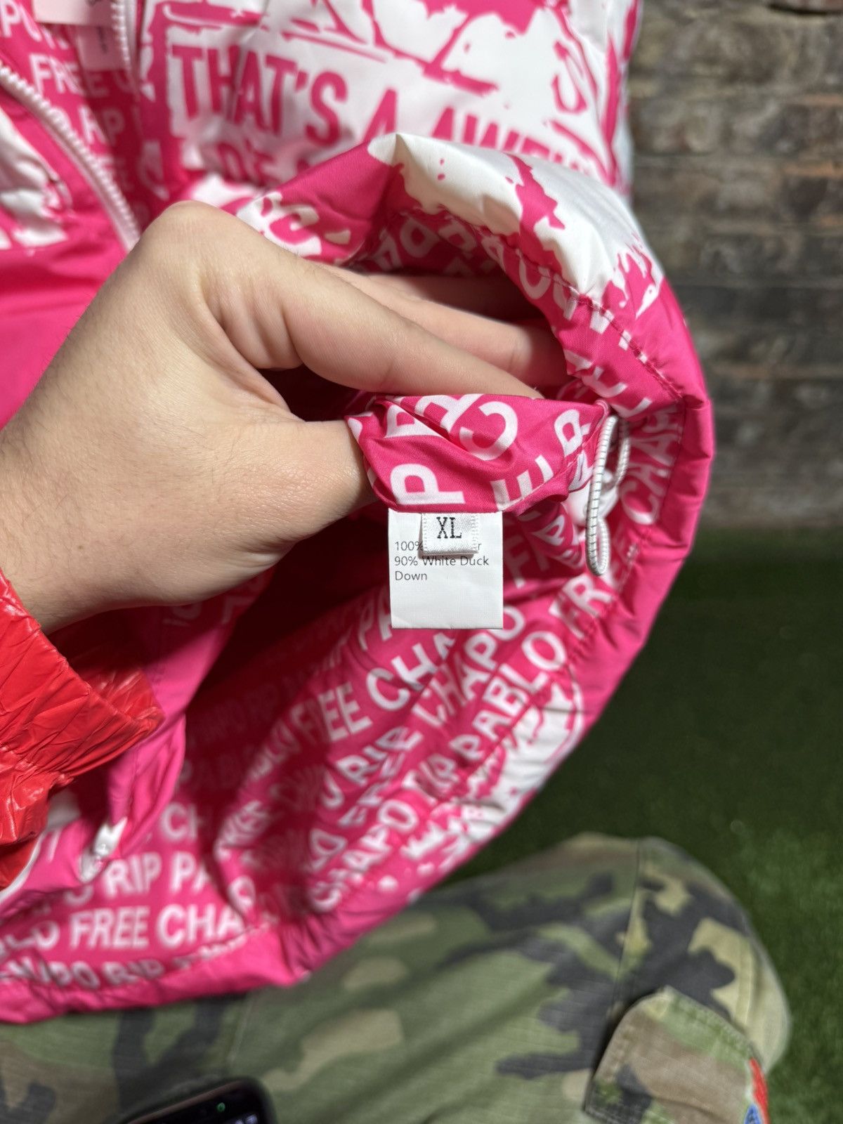 Awful Lot of Cough Syrup Thats A Awful Lot Of Cough Syrup Puffer Jacket Sz. XL Size US XL / EU 56 / 4 - 3 Thumbnail