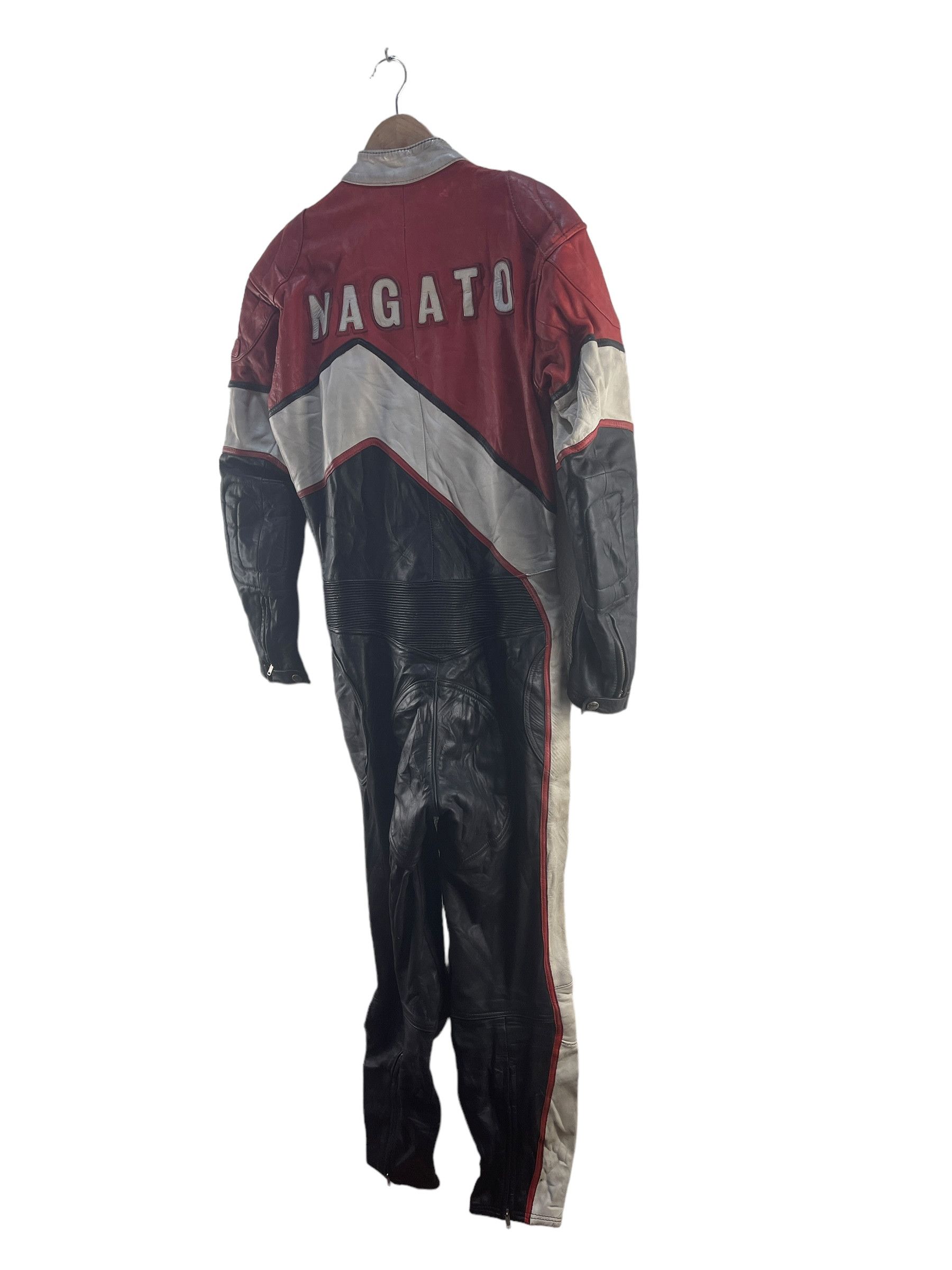 Genuine Leather Vintage Top Rider by Nagato Rider Racing Suit Jacket Size US 30 / EU 46 - 5 Thumbnail