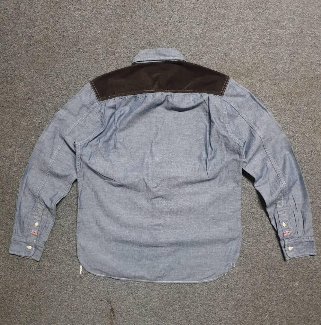Japanese Brand 💥Silas Japanese brand chambray shirt Size US M / EU 48-50 / 2 - 11 Thumbnail