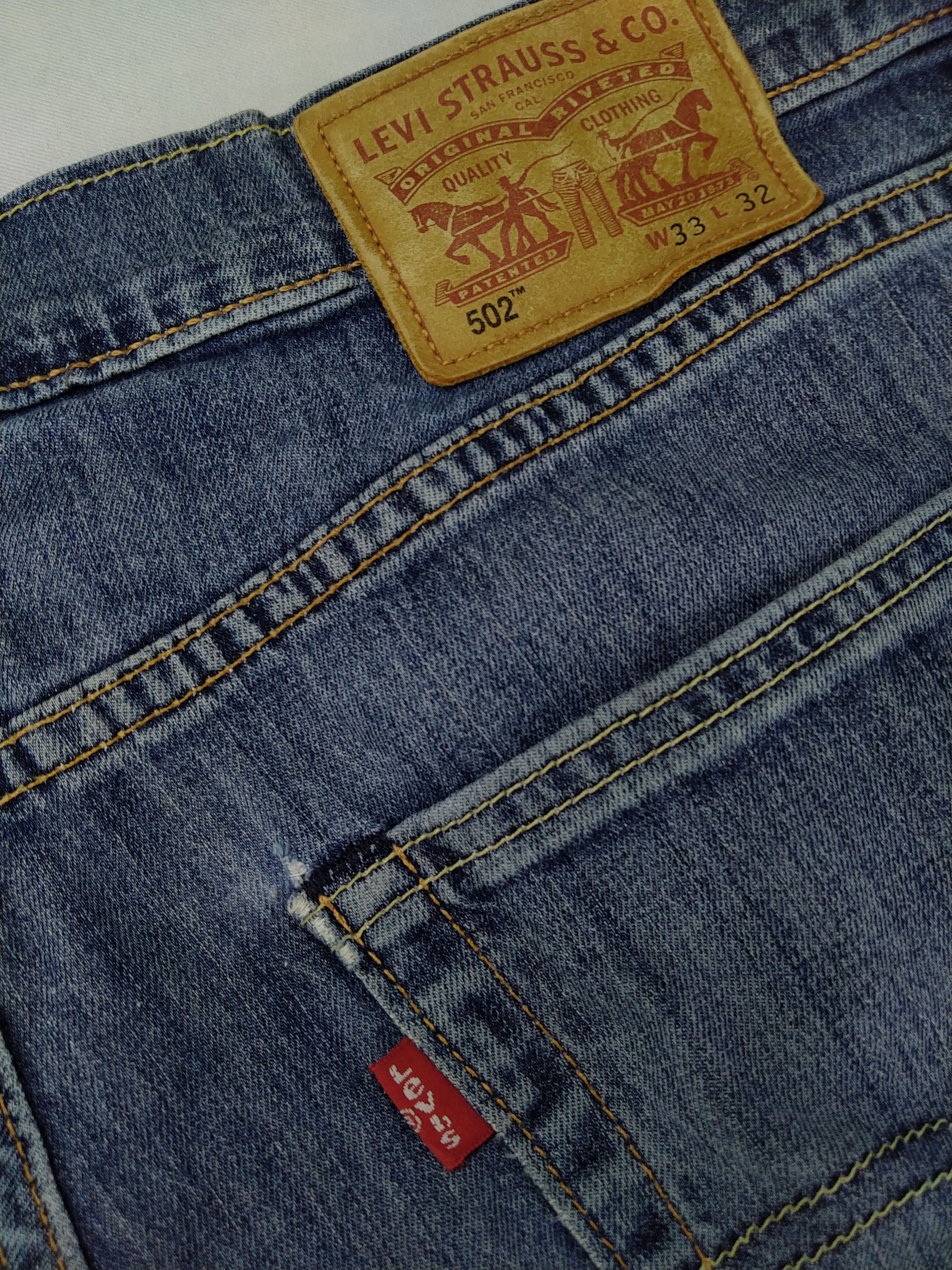 Levi's Faded Blue Levi's 502 Jeans 34x31 Denim -JG032 Size US 34 / EU 50 - 10 Thumbnail