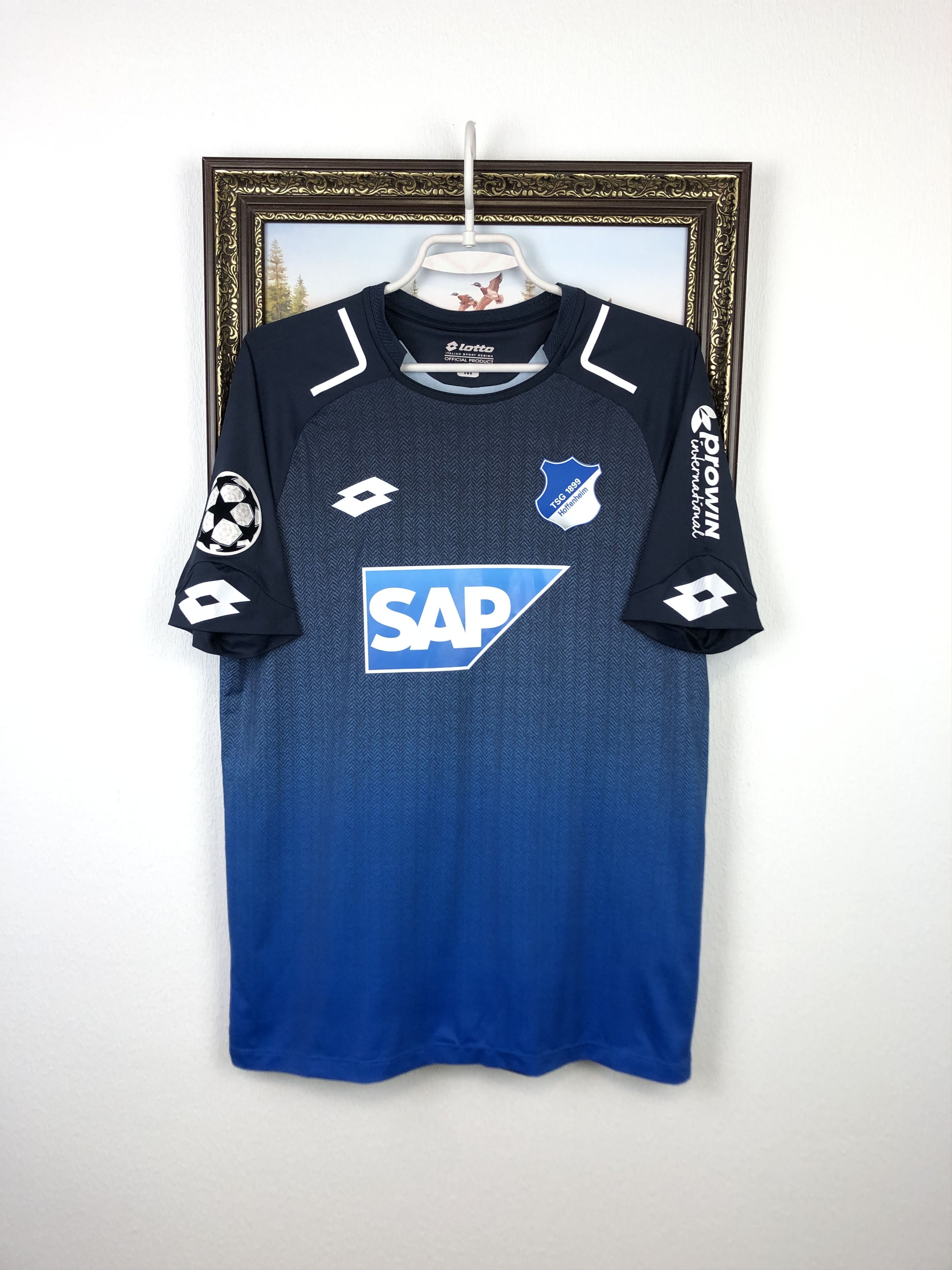Lotto Sport 1899 Hoffenheim football shirt 2018 Soccer #18 Amiri Jersey Size US M / EU 48-50 / 2 - 3 Thumbnail