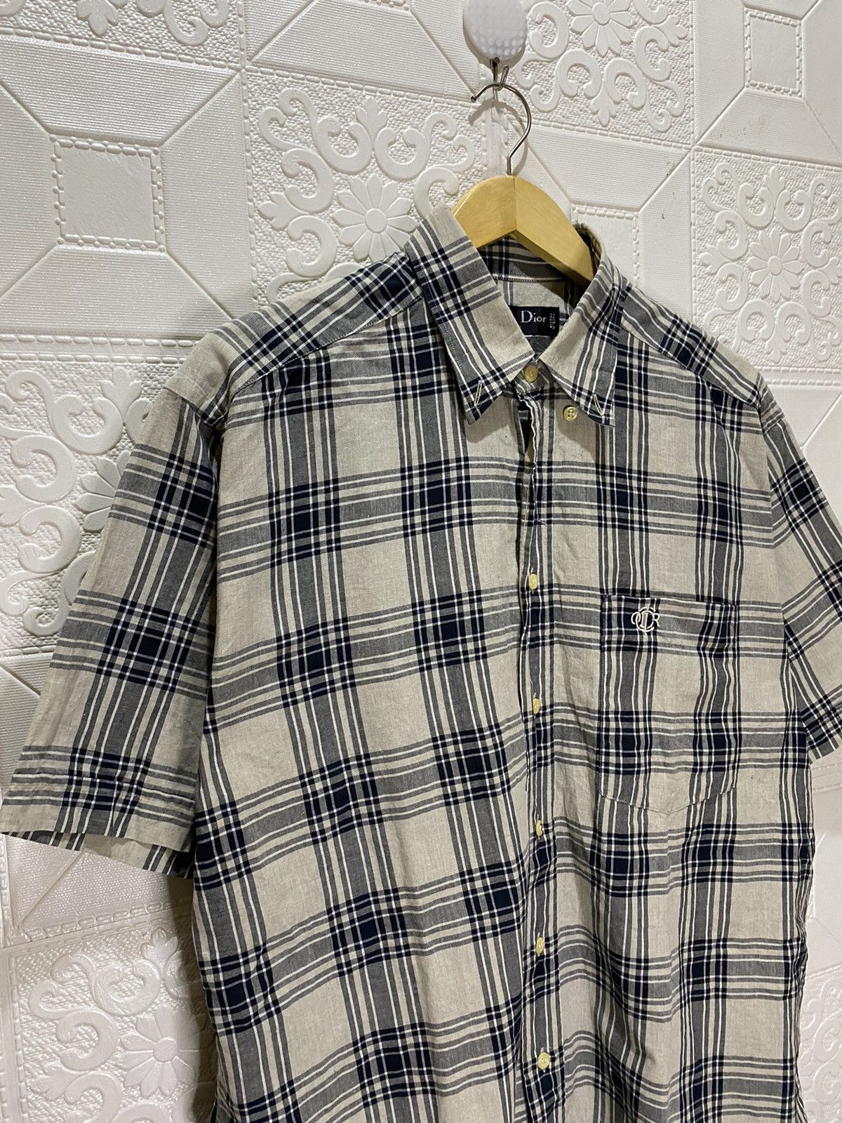 Christian Dior Monsieur × Vintage Vintage Christian Dior Monsieur Stripe Shirts Size US M / EU 48-50 / 2 - 4 Thumbnail