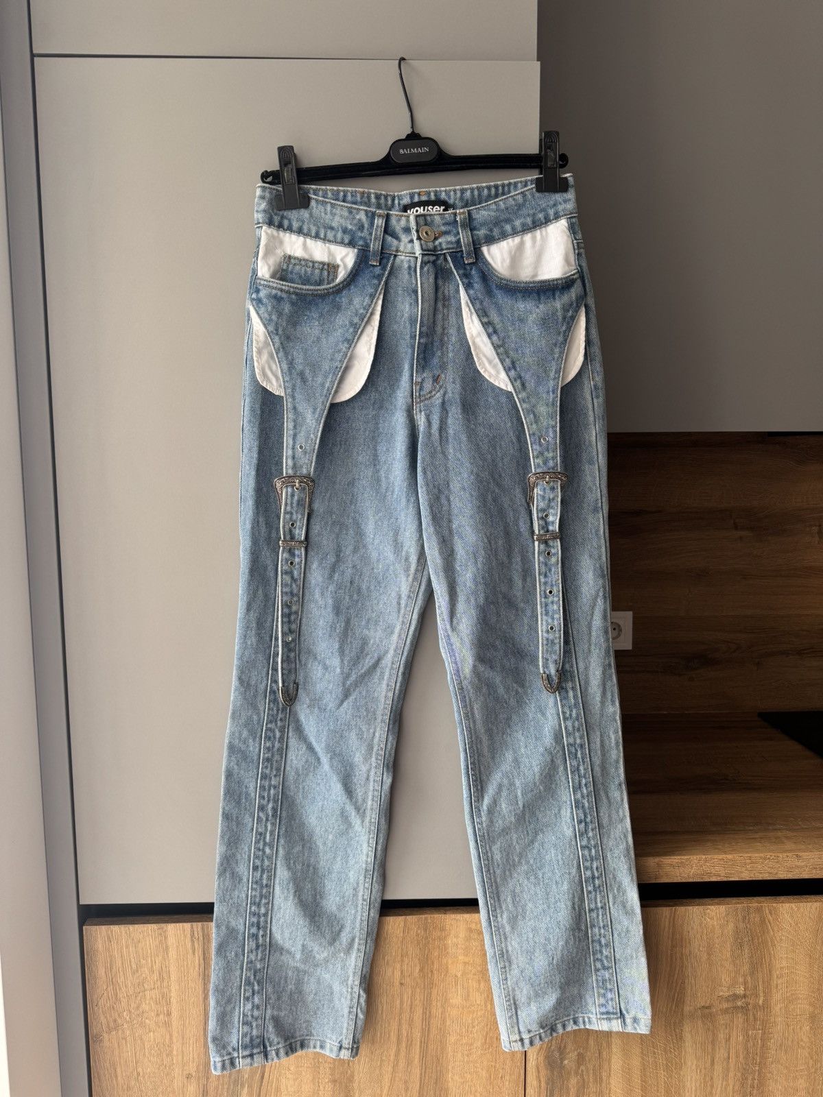 Japanese Brand Youser Designer Korean Brand Jeans similar to balenciaga Size US 28 / EU 44 - 1 Thumbnail