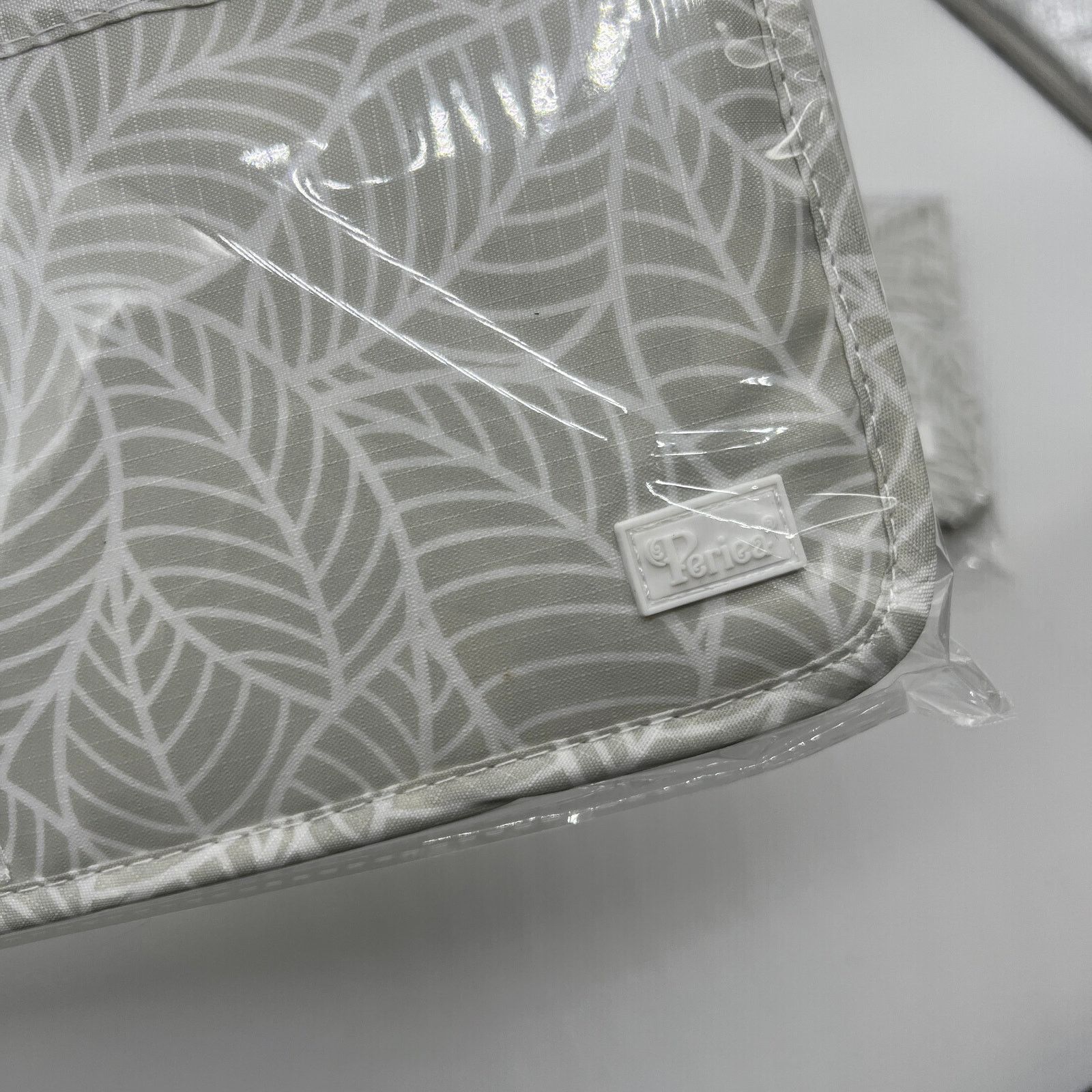 Other Periea Set of 3 Purse Organizers with Gift Bags Grey Leaves Size ONE SIZE - 7 Thumbnail