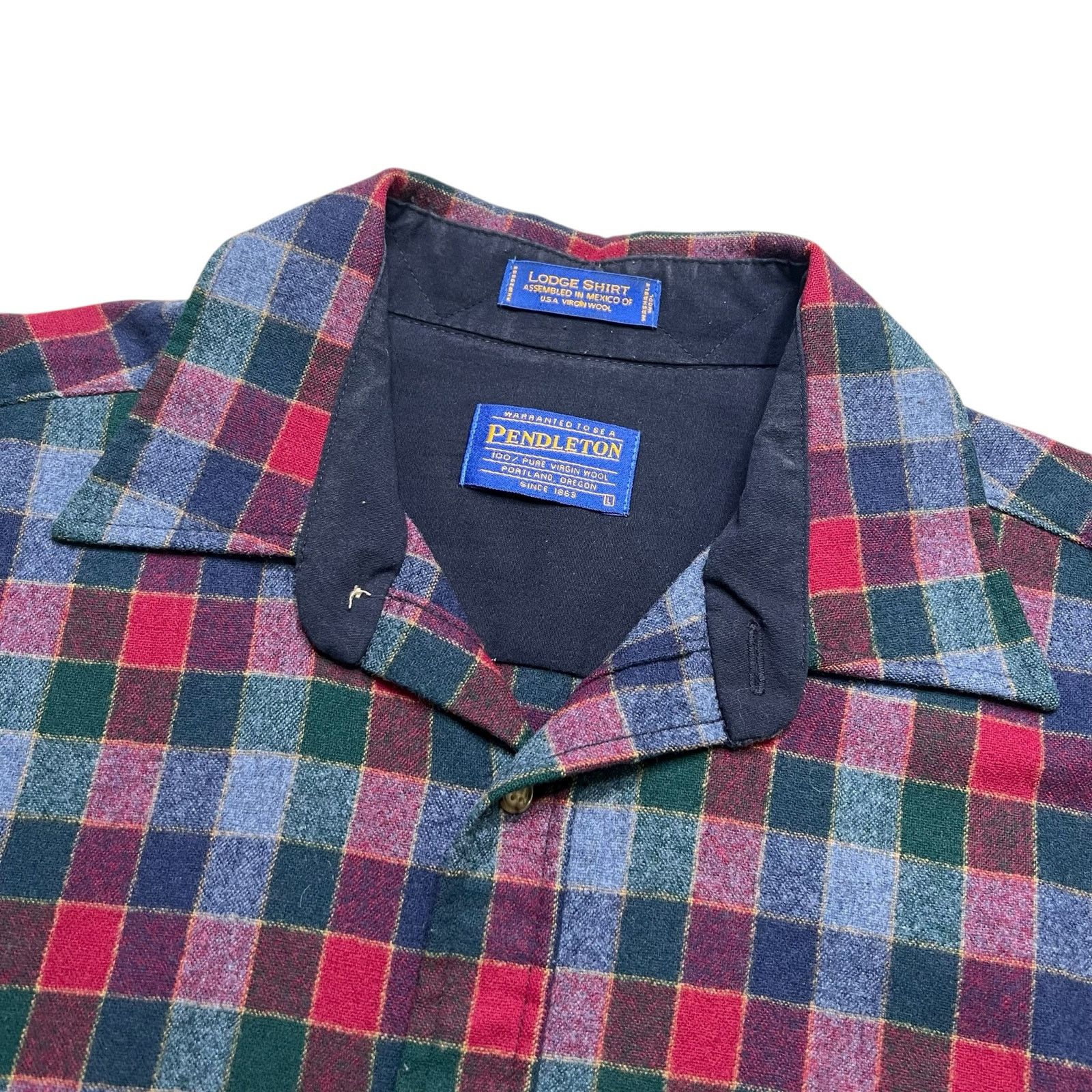Pendleton Vintage Pendleton Flannel Mens Large Red Button Up Shirt Size US L / EU 52-54 / 3 - 2 Thumbnail