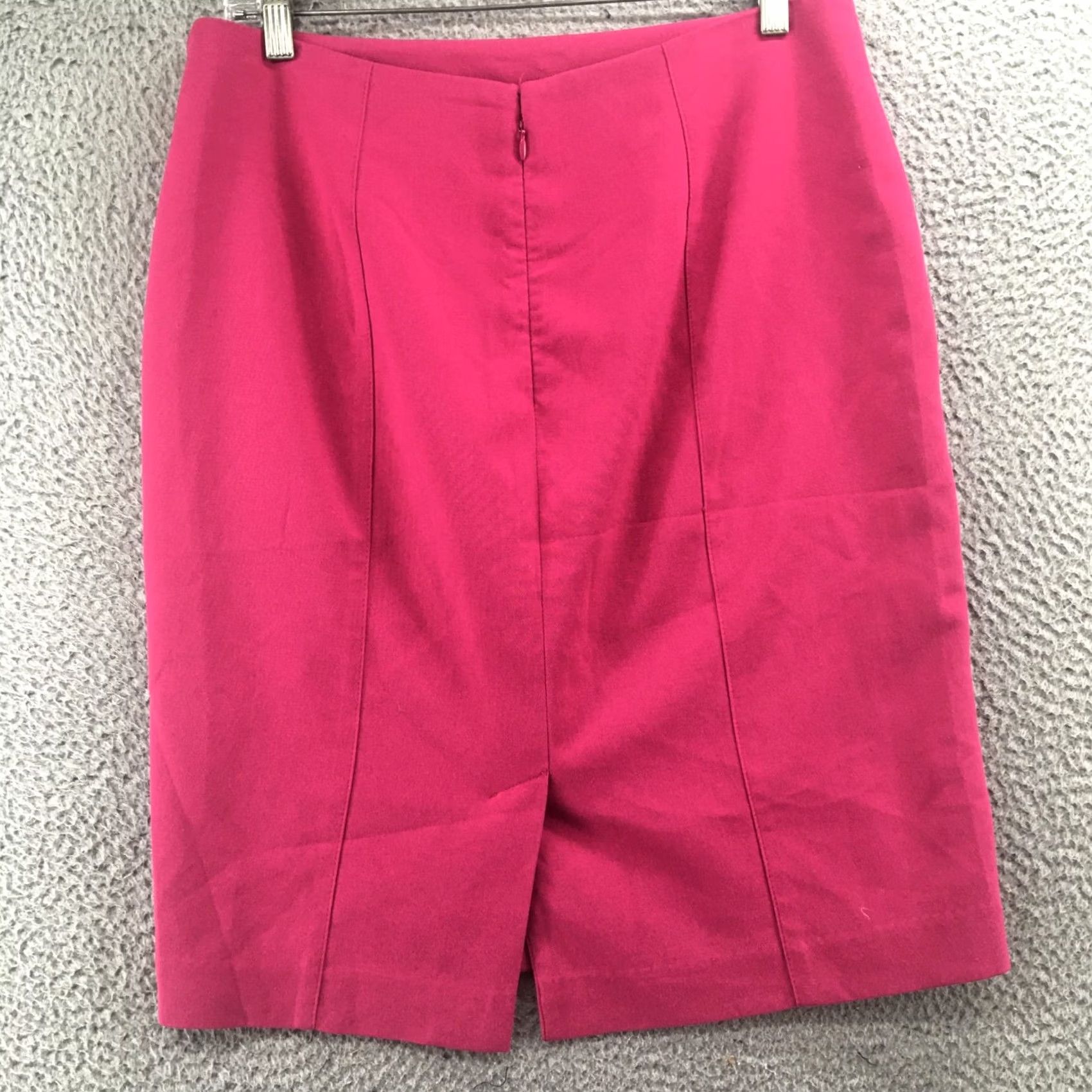Banana Republic Banana Republic Pink Zip Back Mid Rise Pencil Skirt Womens 12 Casual Large 12 Pink Size 34" / US 12 / IT 48 - 6 Thumbnail