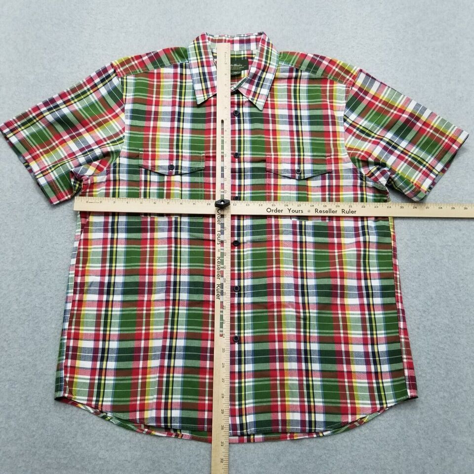 Eddie Bauer Eddie Bauer Shirt Mens Large Plaid Button Up Short Sleeve Size US L / EU 52-54 / 3 - 7 Thumbnail