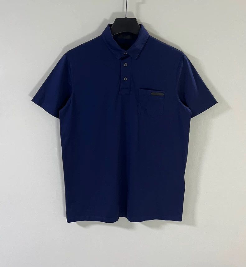 Prada Prada Men's Short Sleeve Polo Shirt - dmc Size US M / EU 48-50 / 2 - 1 Thumbnail
