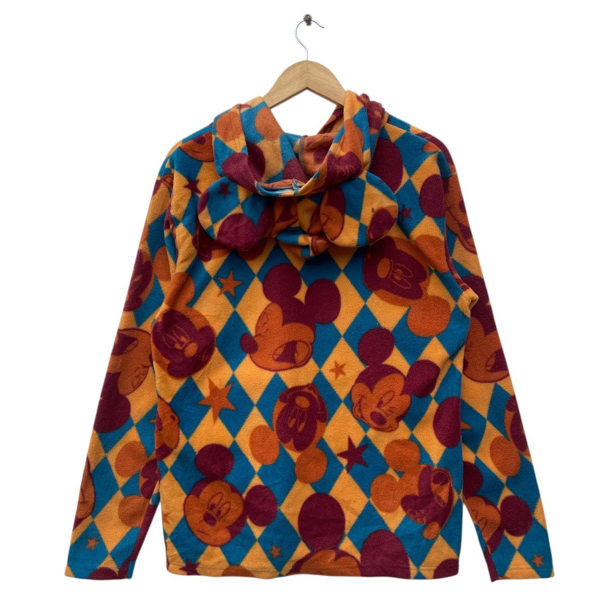 Cartoon Network 💥Mickey Mouse Full Print Hooded Pull Over Jacket Size US M / EU 48-50 / 2 - 2 Thumbnail