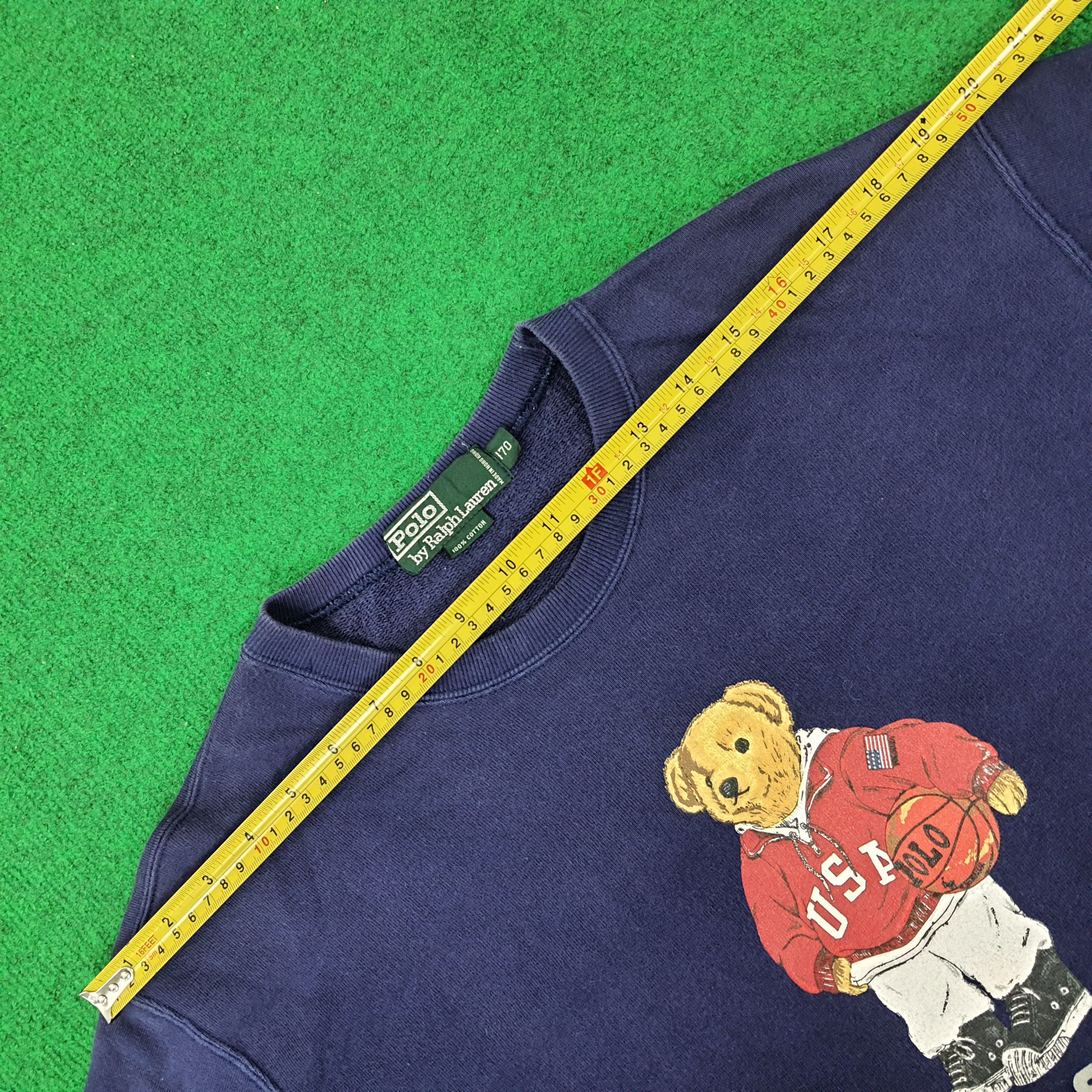 Polo Ralph Lauren Vintage Bear Polo Sports Ralph Lauren Sweatshirt C238N7 Size US M / EU 48-50 / 2 - 10 Thumbnail