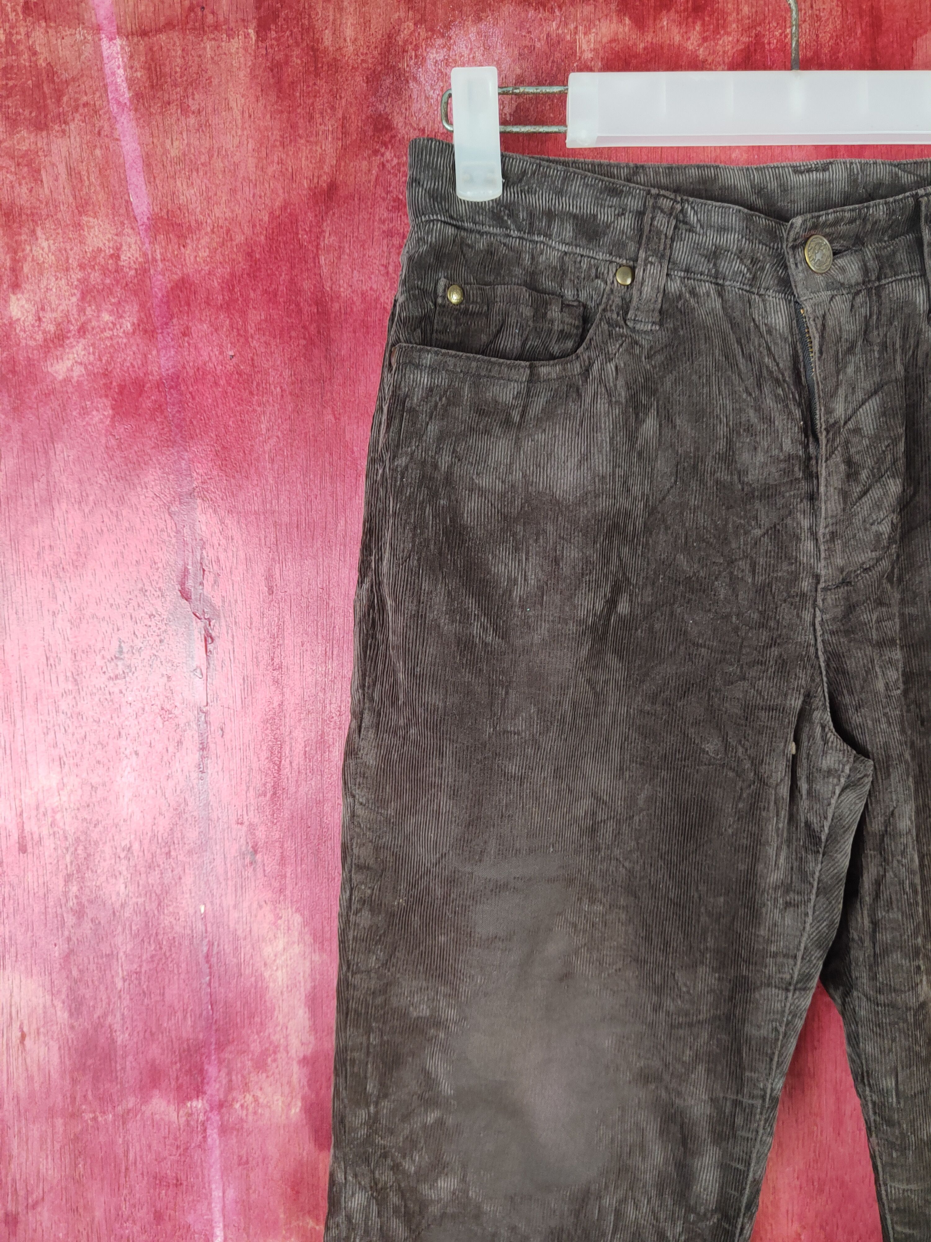 Uniqlo Uniqlo vintage Dark Brown japan Corduroy Pants #S1382 Size US 29 - 3 Thumbnail