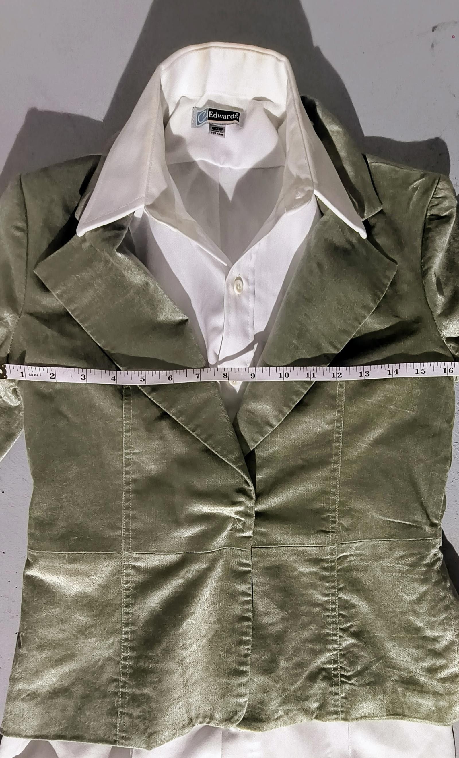 Designer Vintage True Meaning Women's Sage Green Blazer Size 4 Preppy Size S / US 4 / IT 40 - 7 Thumbnail